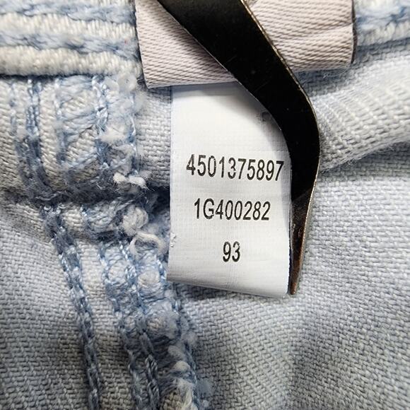 Chicos Jeans Womens 2.5 L/14 Blue Light Wash Platinum Mid Rise Slim Straight Leg - Picture 9 of 14